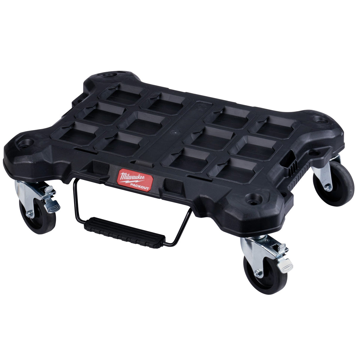 Milwaukee Packout Flat Trolley with 3 Drawer Tool Box