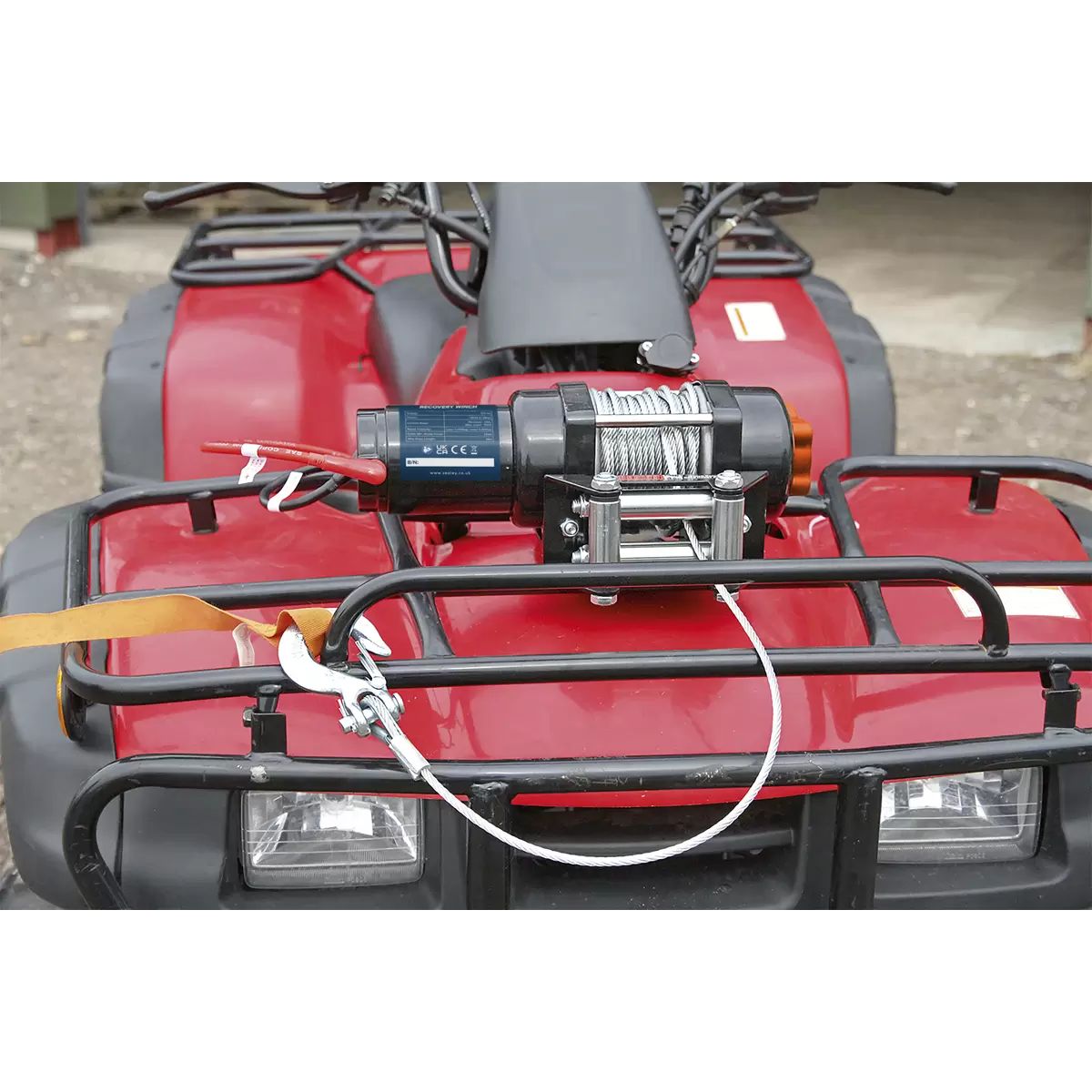 Sealey ATV2040 ATV/Quad Winch 2040kg Line Pull 12V