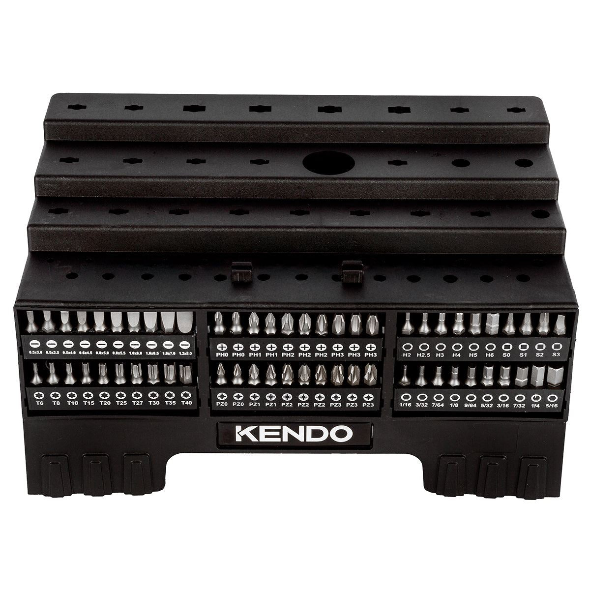 Kendo 101pc Screwdriver & Bit Set with Organiser Stand