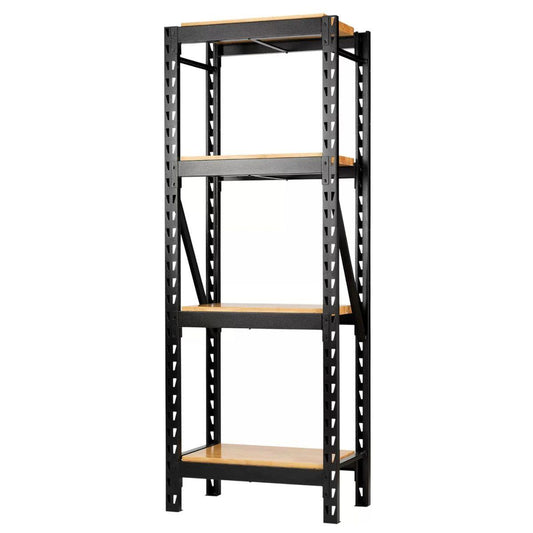 Draper MS400-54-21PC W BUNKER Modular 4 Tier Racking with Hardwood Shelving 750mm 32488