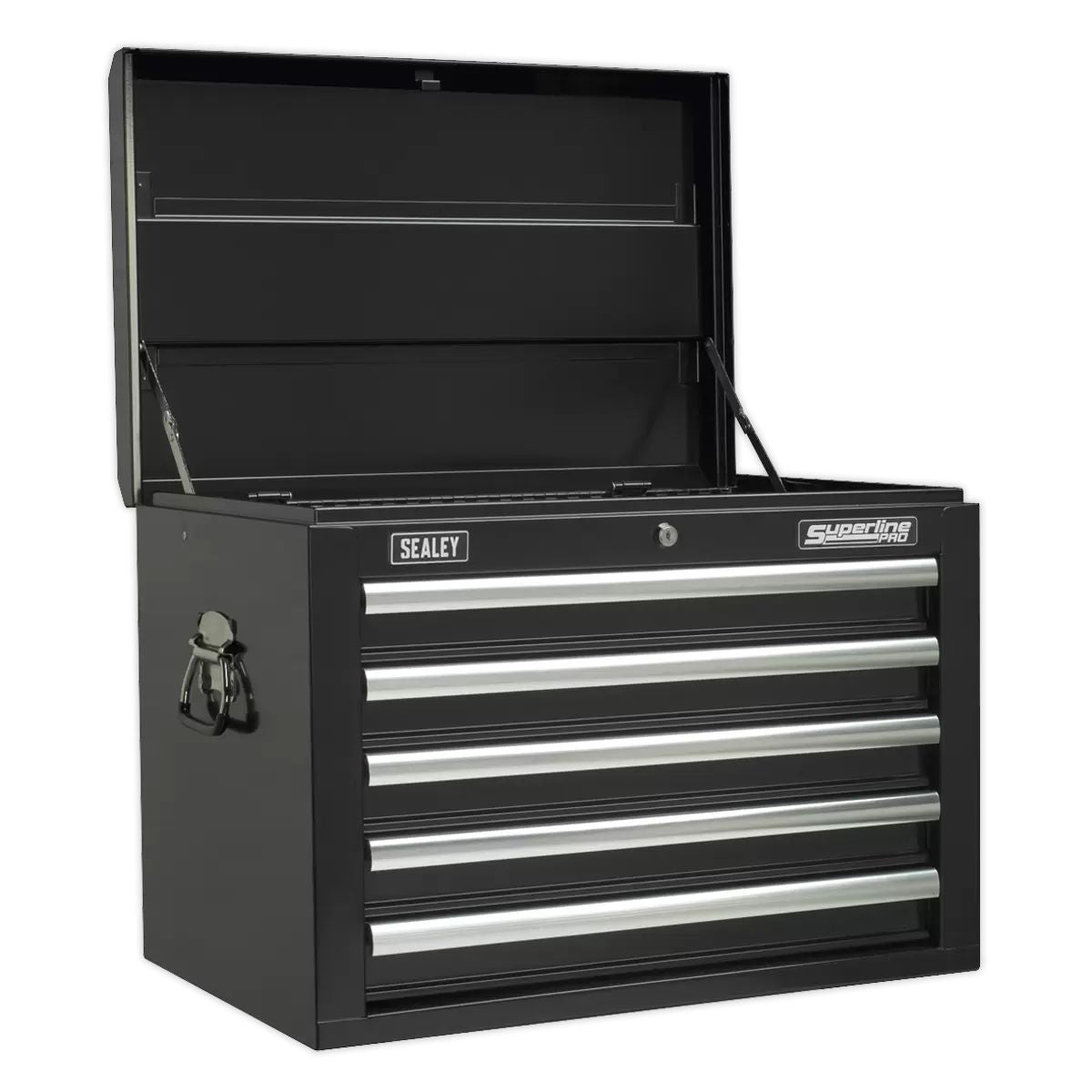 Sealey TBTPCOMBO2 Tool Chest Combination 14 Drawer with Ball Bearing Slides Black & 446pc Tool Kit