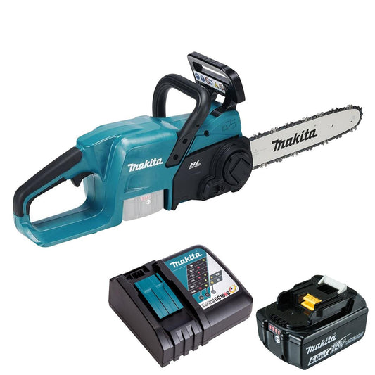 Makita DUC307ZX2 18V LXT Brushless Chainsaw With 1 x 6.0Ah Battery & Charger