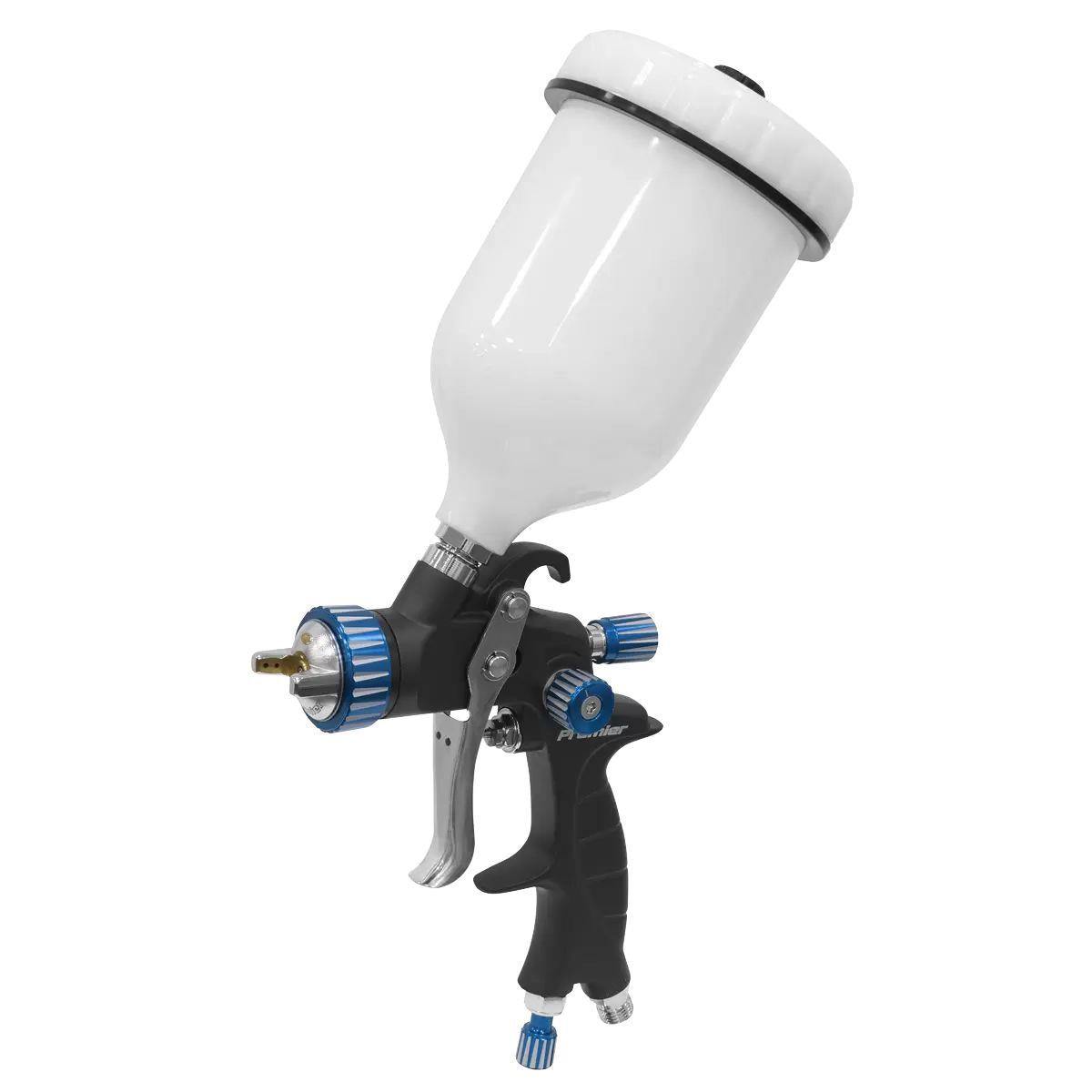 Sealey SP01 Premier Professional SP Gravity Feed Spray Gun 1.4mm Set-Up