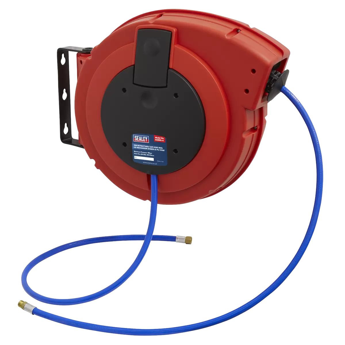 Sealey SA824 Air Hose Reel Auto-Rewind Control 30m Ø10mm