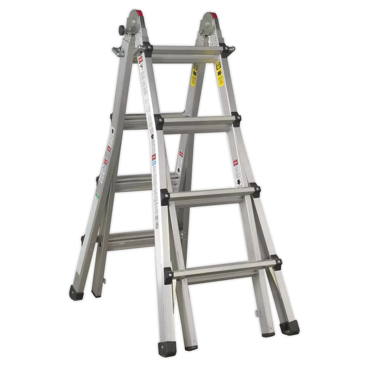 Sealey AFPL3 Aluminium Telescopic Ladder 4-Way19564