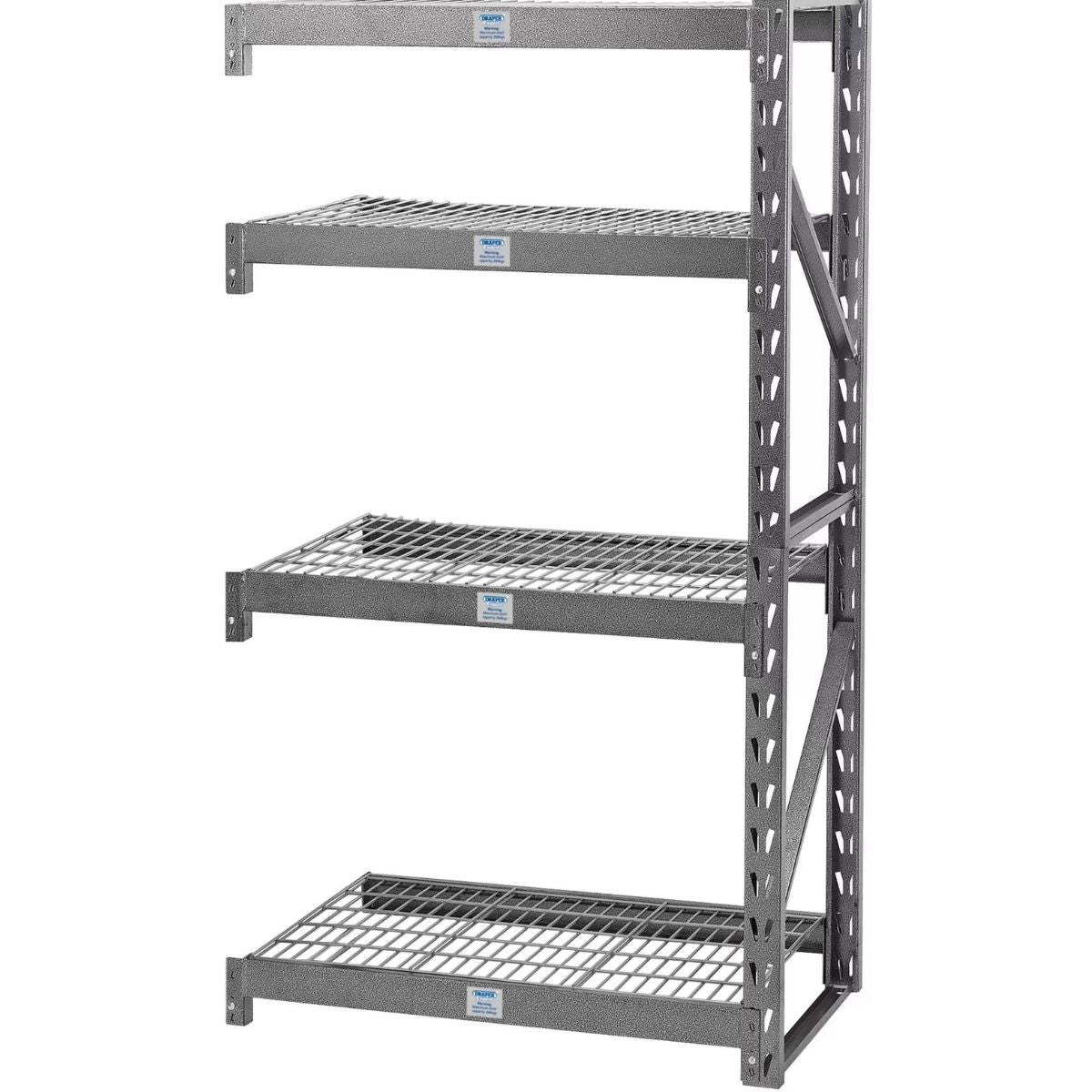 Draper MSUHD104E/PRO Expert Heavy Duty Steel 4 Shelving Extension Unit 05231