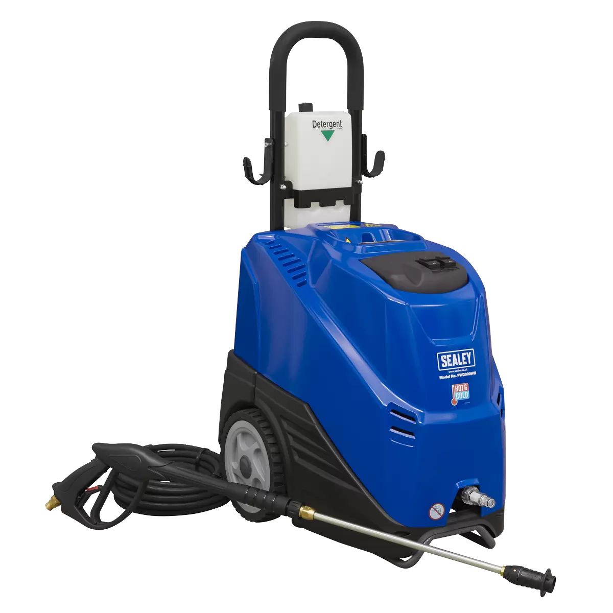 Sealey PW2000HW Hot Water Pressure Washer 135bar 230V