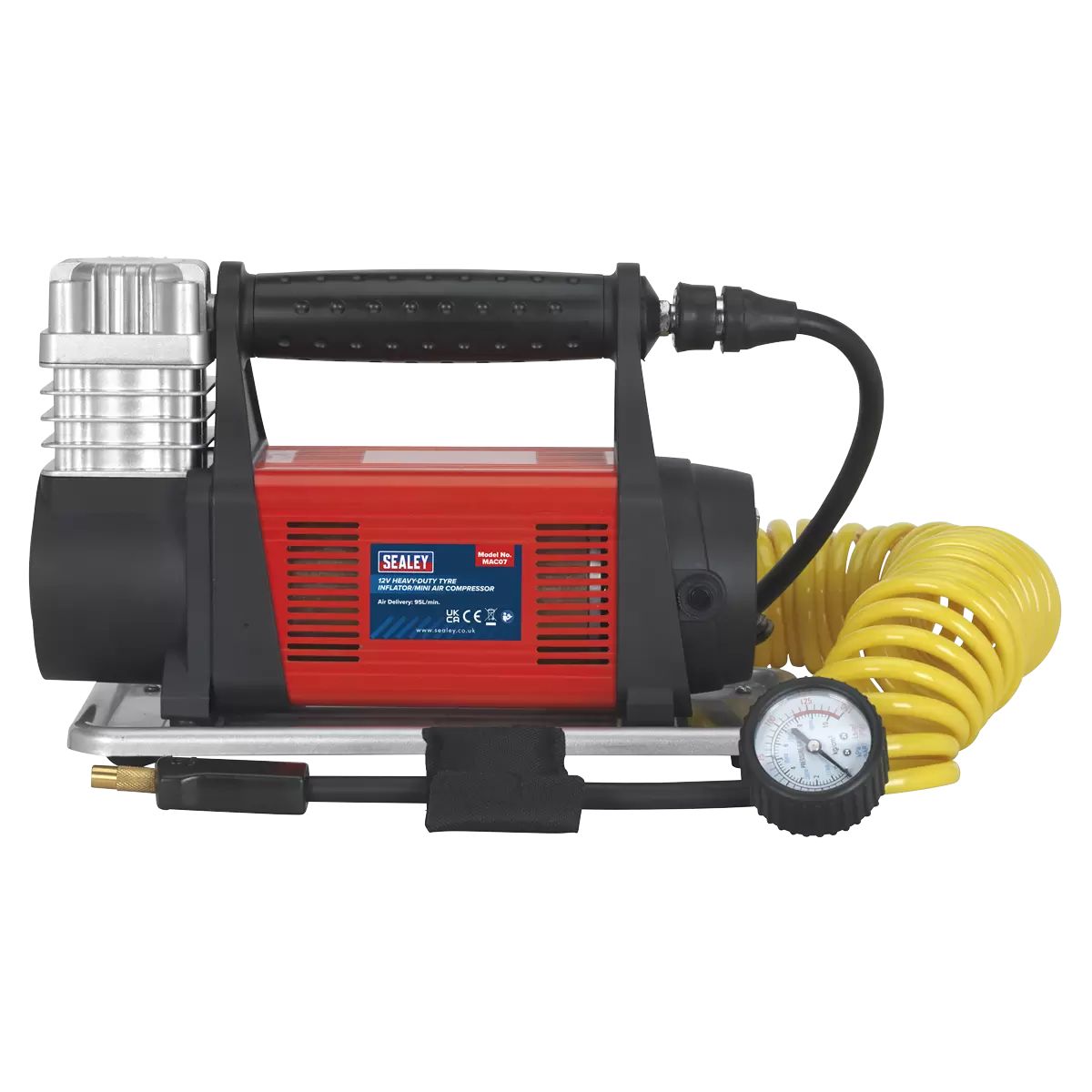 Sealey MAC07 12V Heavy Duty Mini Air Compressor