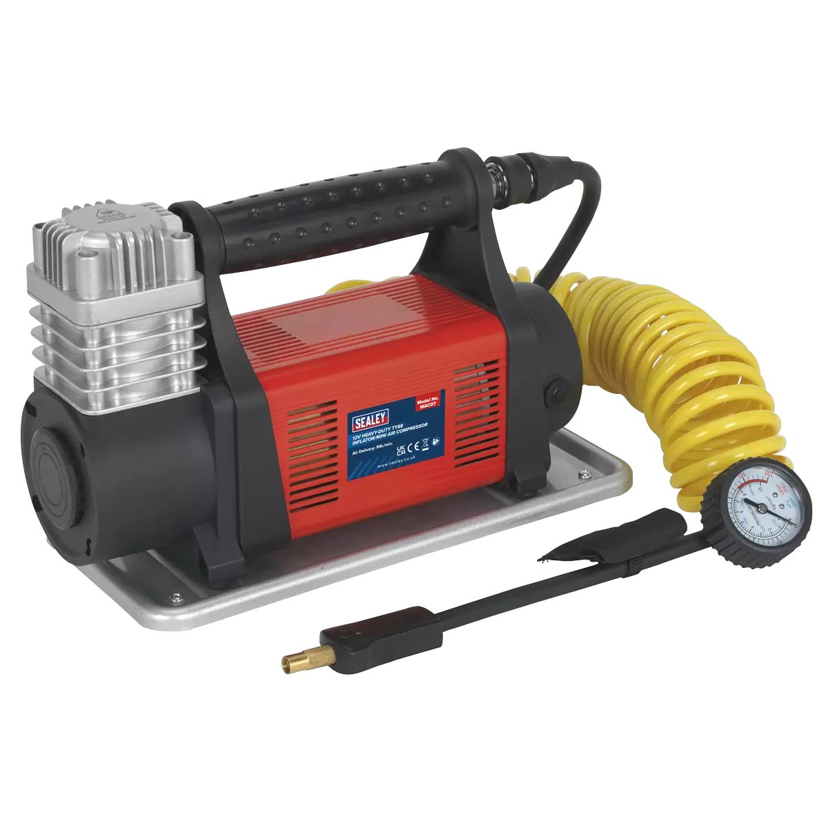 Sealey MAC07 12V Heavy Duty Mini Air Compressor