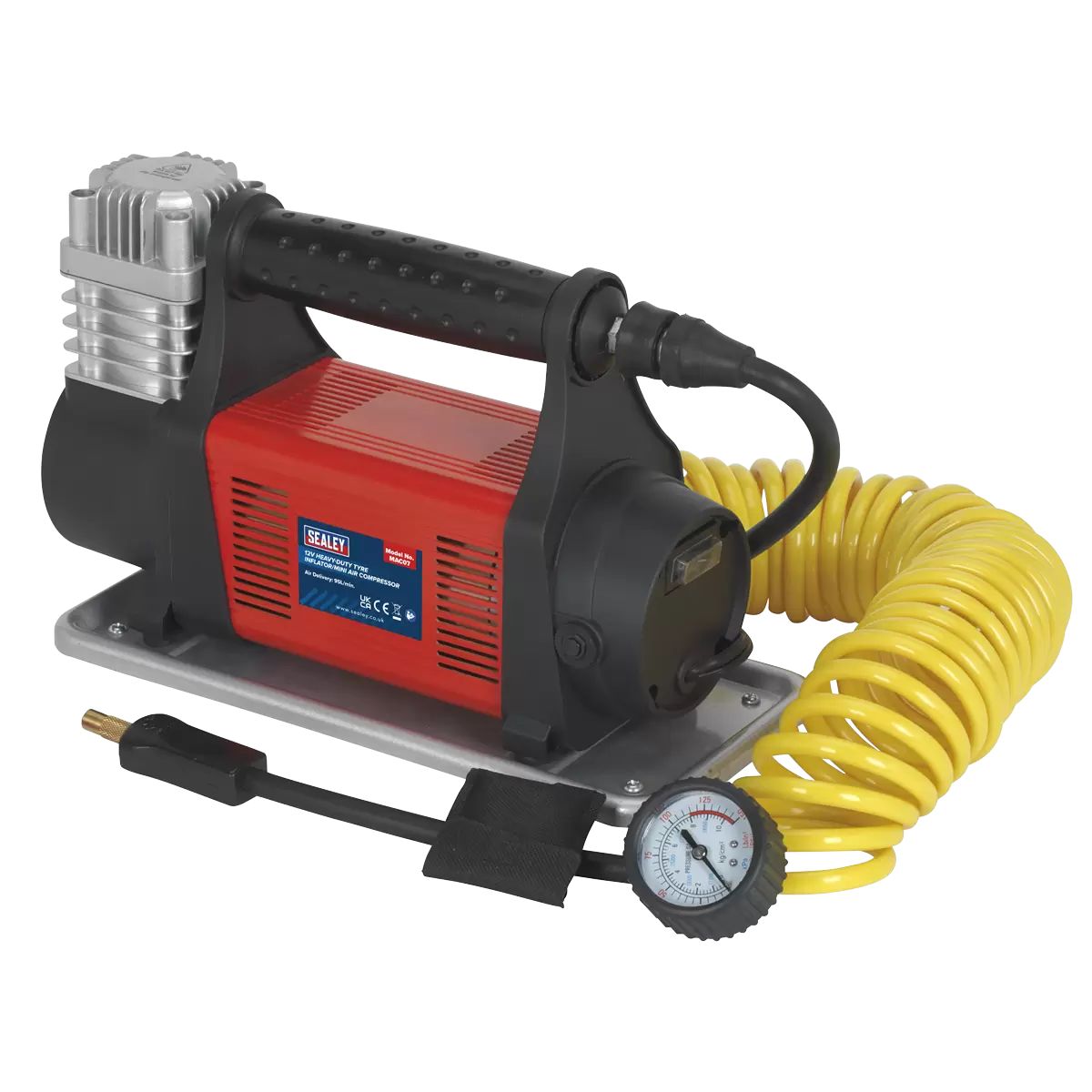 Sealey MAC07 12V Heavy Duty Mini Air Compressor