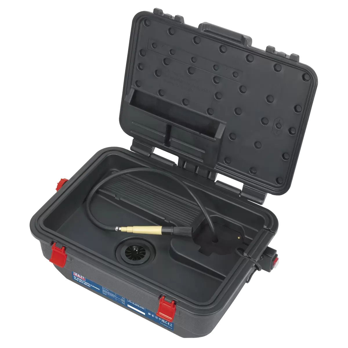 Sealey SM222 16L Mobile Parts Cleaning Tank with Brush