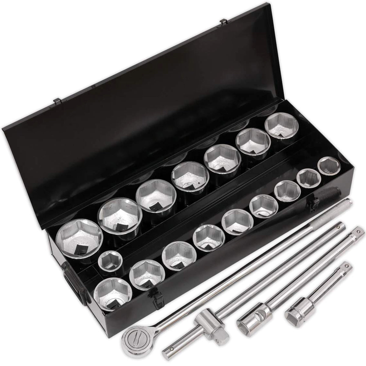 Sealey S0768 Socket Set 21pc 1inSq