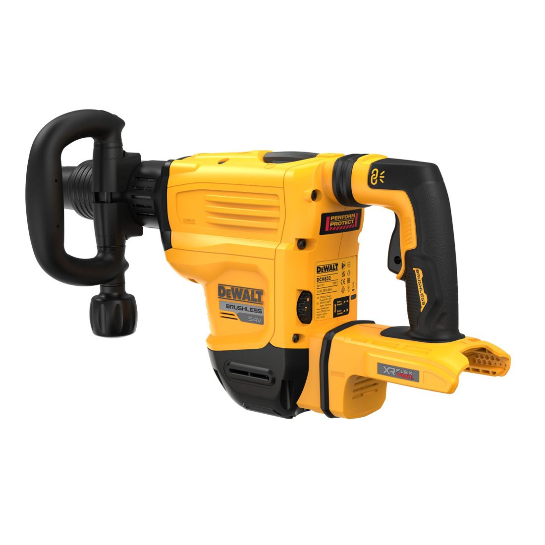 DeWalt DCH832N-XJ 54V XR Flexvolt Brushless SDS Max Chipping Hammer Body Only