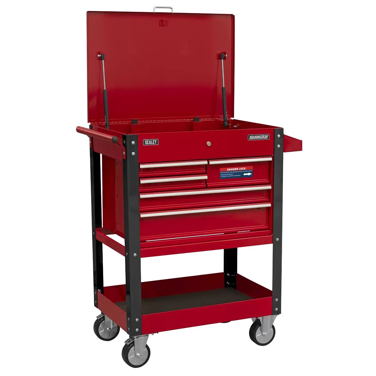 Sealey AP890M Mobile Tool & Parts Trolley with 5 Drawers