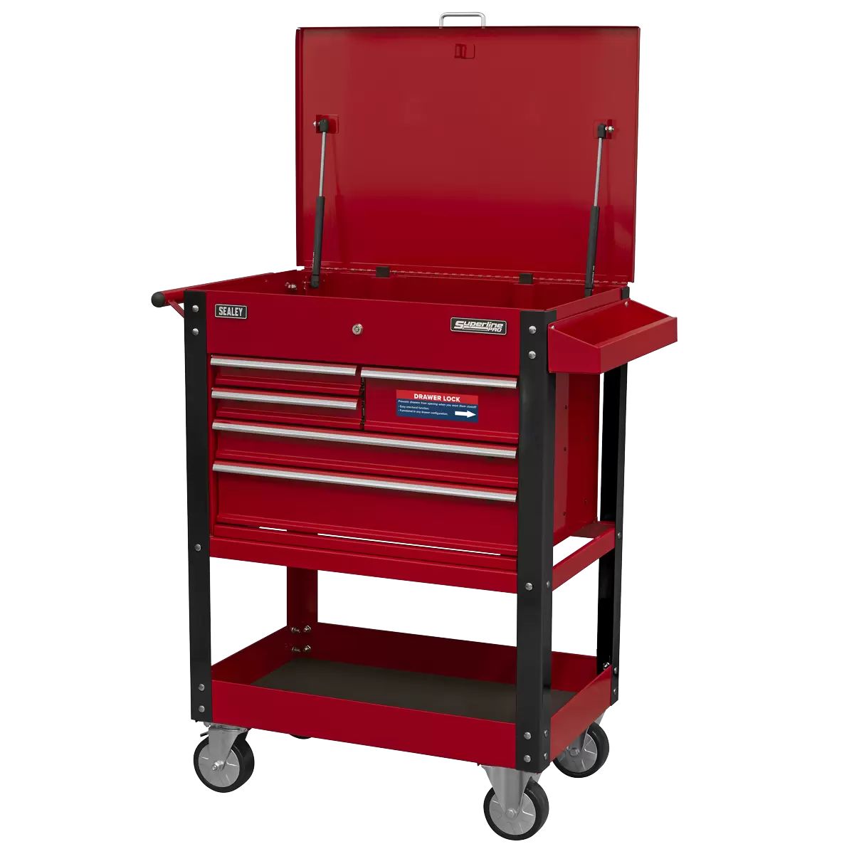 Sealey AP890M Mobile Tool & Parts Trolley with 5 Drawers