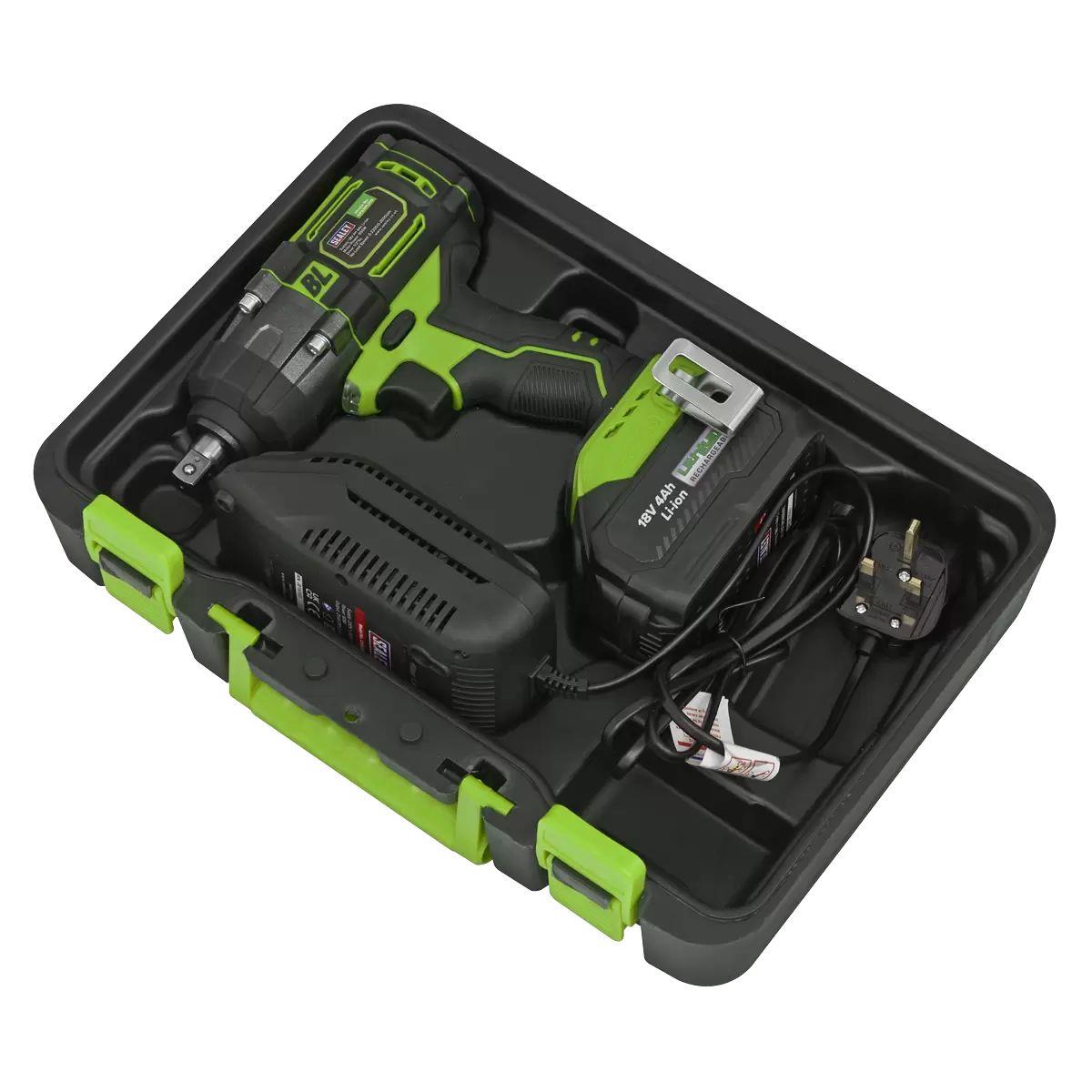Sealey CP650LIHV 18V Cordless Brushless Impact Wrench 1/2
