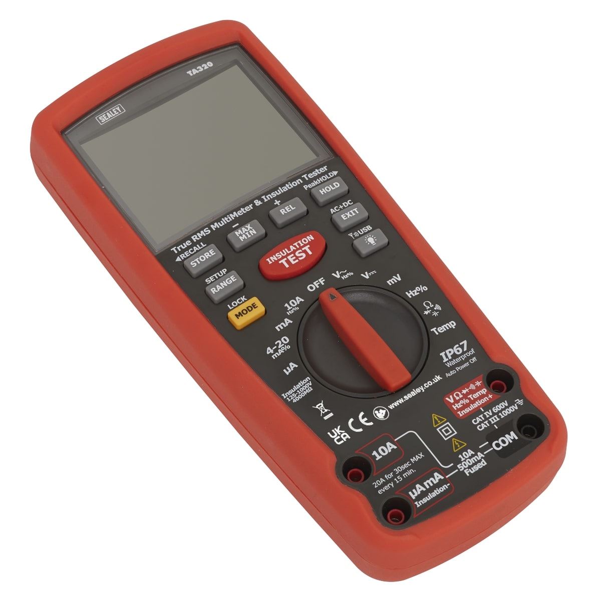 Sealey TA320 Digital Automotive Analyser and Insulation Tester