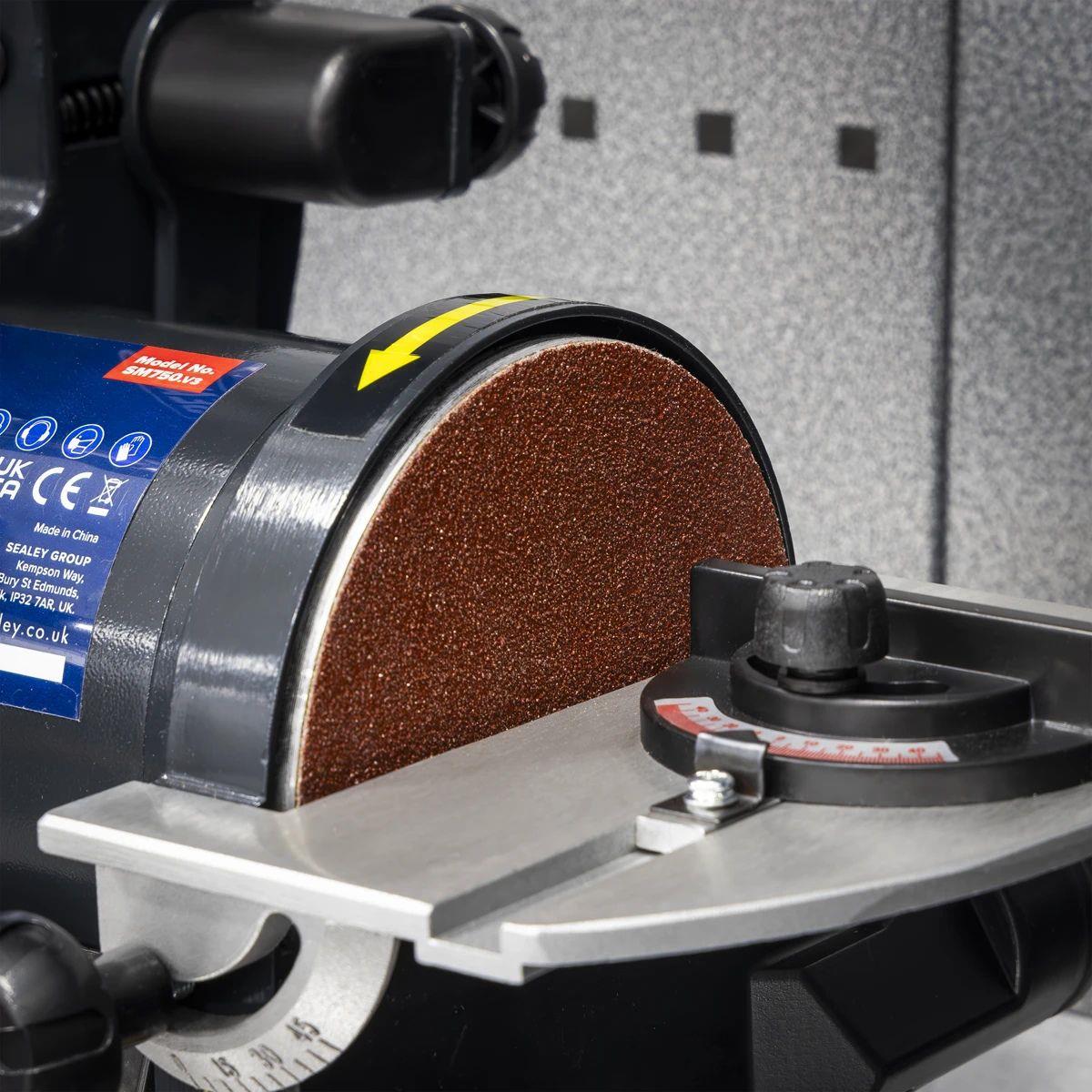 Sealey SM750 Belt/Disc Sander 25 x 762mm/125mm 230V/250W