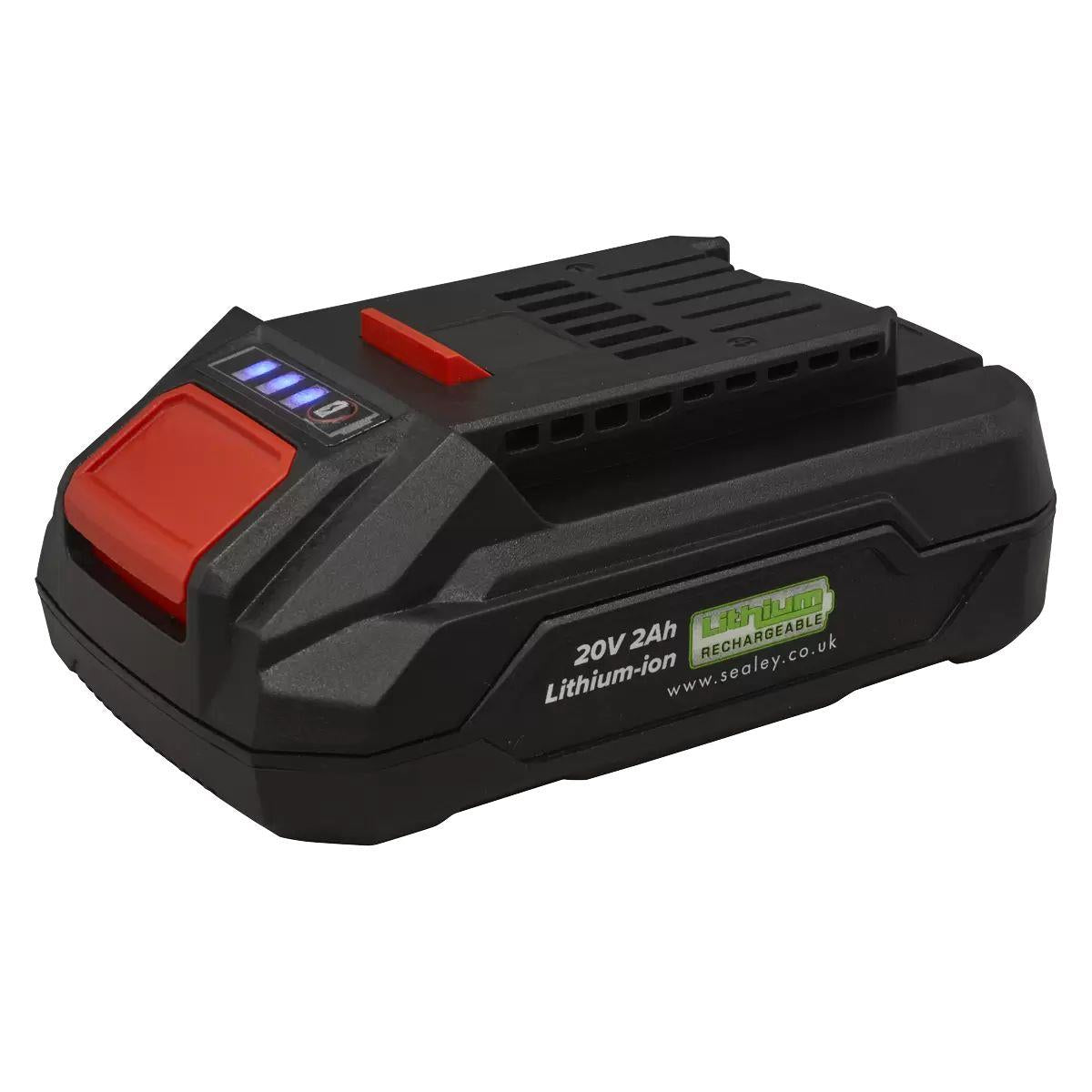 Sealey CP20VCOMBO1EU 20V Cordless 3 X Power Tool Kit Euro Plug With 2 Batteries & Charges
