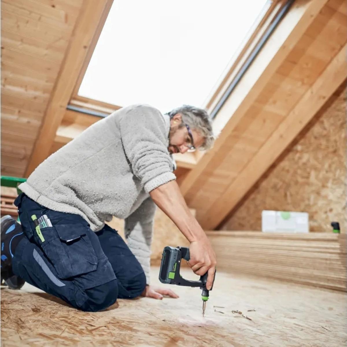 Festool CXS 18 C 3,0-Plus 18V Brushless Drill Driver with 2 x 3.0Ah Battery, Charger & Case - 576885