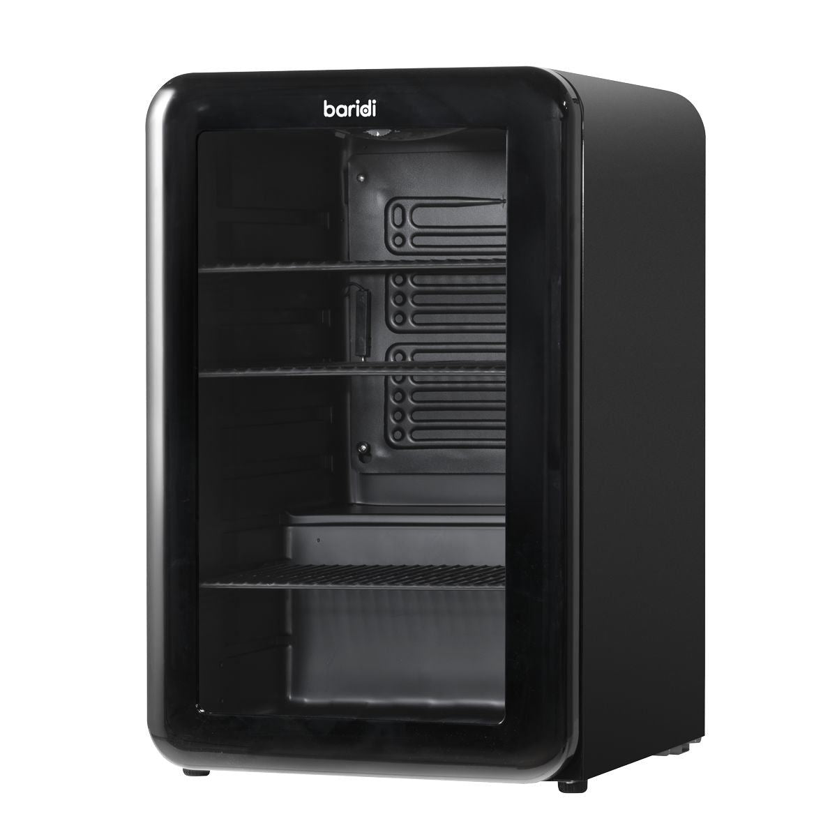 Sealey DH222 Baridi Retro Style Drinks Fridge 70L Capacity Black