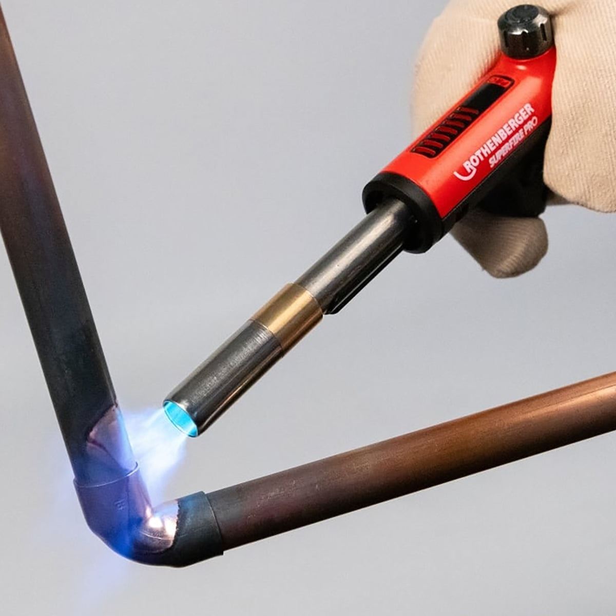 Rothenberger Superfire Pro Blow Torch Body - 1500004974 With Cyclone Burner Tip - 1500004978