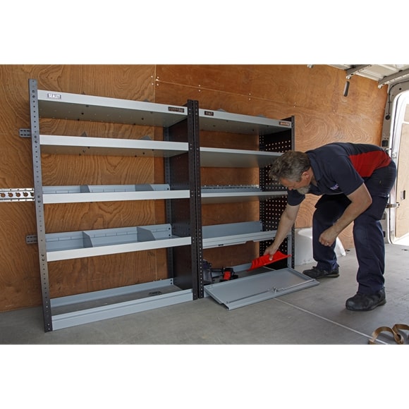 Sealey APMSV01 925mm Modular Flat Shelf Van Storage Unit