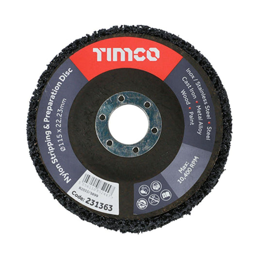 Timco 115mm Nylon Stripping & Preparation Disc - 231363