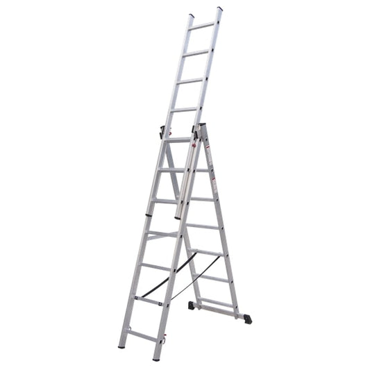 Sealey ACL307 Aluminium Extension Combination Ladder 3x7 EN 131