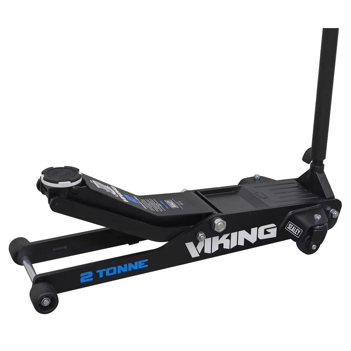 Sealey 2100TB Viking Low Entry Long Reach Trolley Jack with Rocket Lift 2 Tonne
