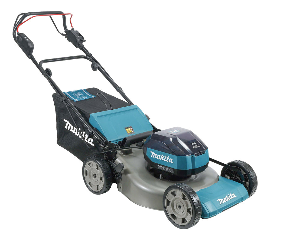 Makita LM004JM101 64Vmax 53cm Brushless Lawn Mower With 1 x BL6440 4.0Ah Battery & DC64WA Charger