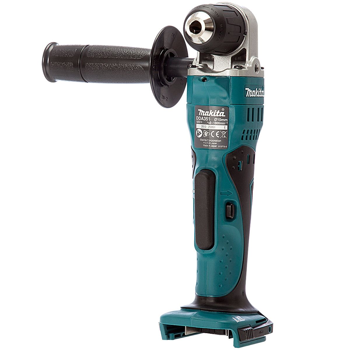 Makita DDA351Z 18V 10mm Angle Drill with 2 x 3.0Ah Battery & Charger