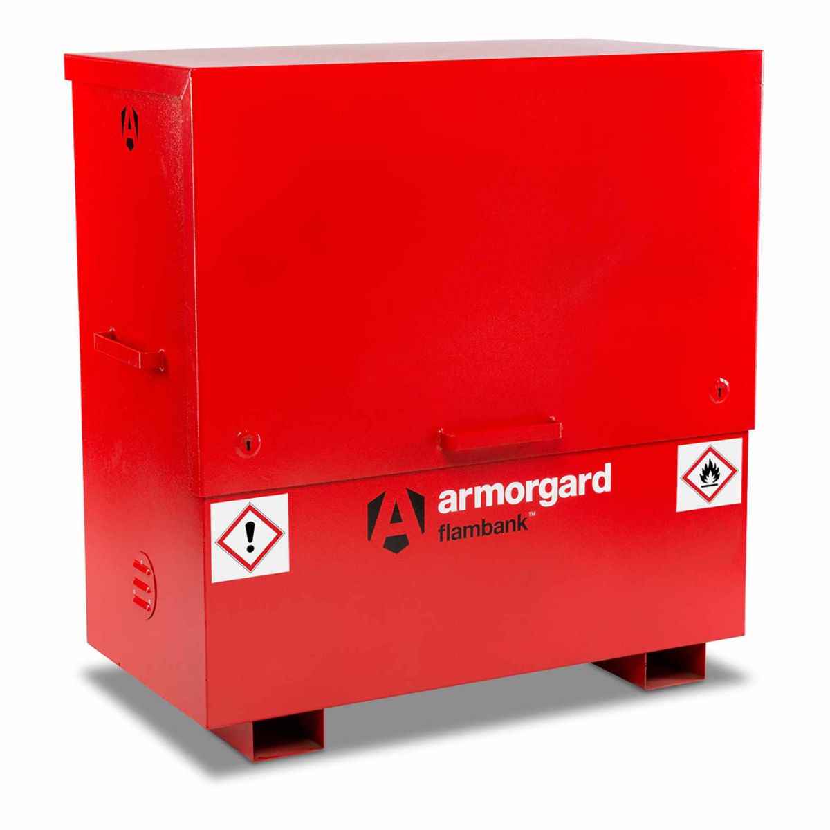 Armorgard FBC4 Flambank Site Chest 1280mm x 630mm x 1280mm Heavy Duty Storage Solution for Construction Tools