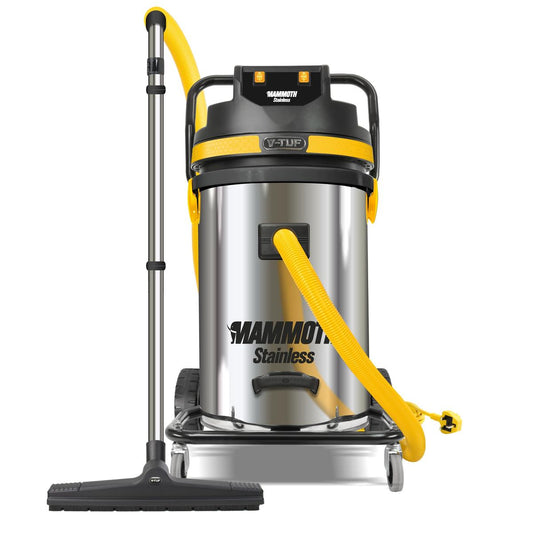 V-TUF MAMMOTH240-STAINLESS 80L Wet & Dry Twin Motor Industrial Vacuum Cleaner 3.5kW/240V