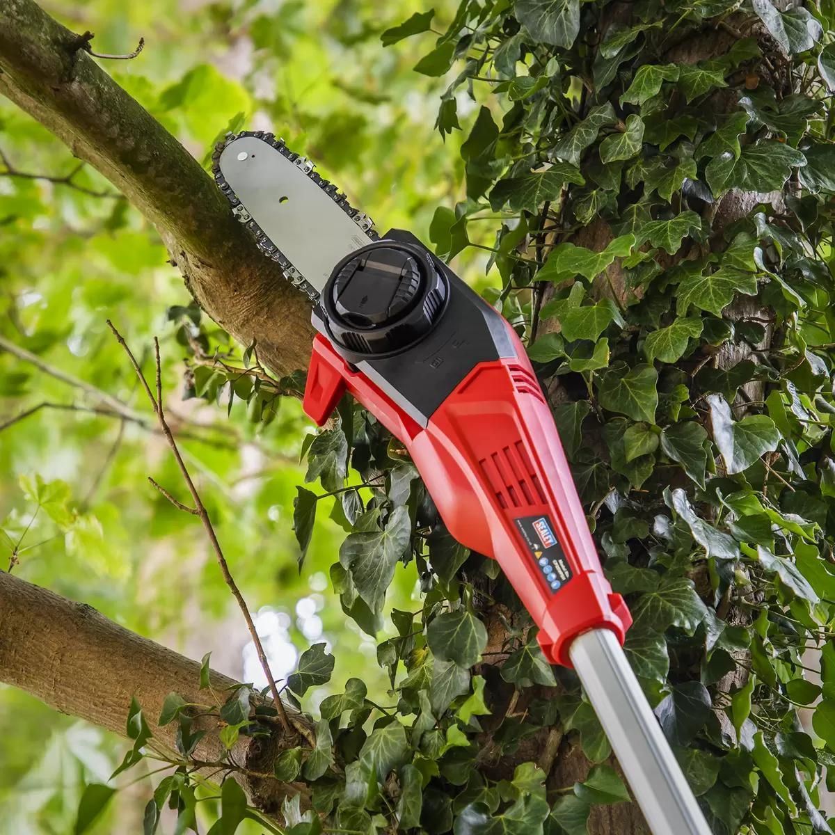 Sealey CP20VTP02 20V 20cm Telescopic Pole Chainsaw Kit