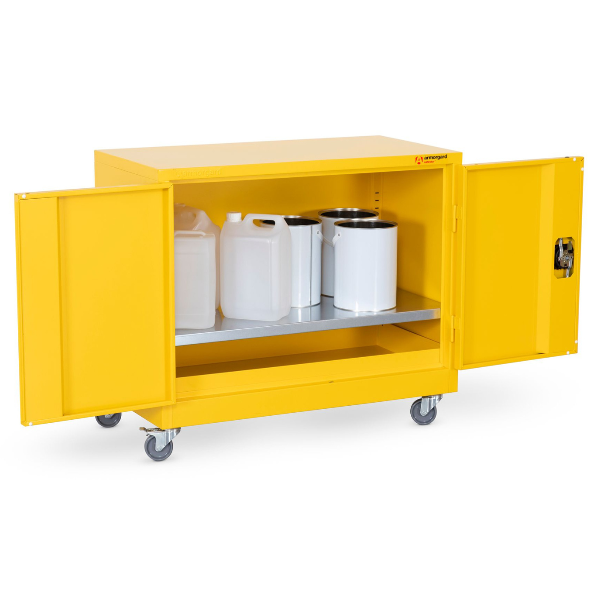 Armorgard HMC1 Safestor Hazardous Mobile Cupboard 900x480x810mm