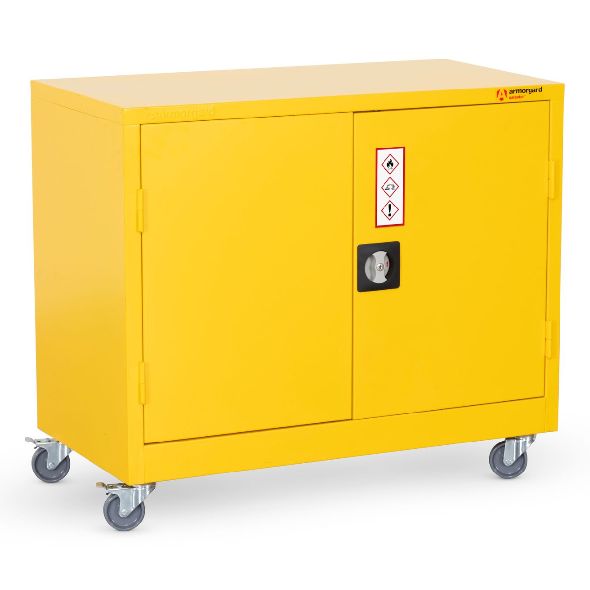 Armorgard HMC1 Safestor Hazardous Mobile Cupboard 900x480x810mm