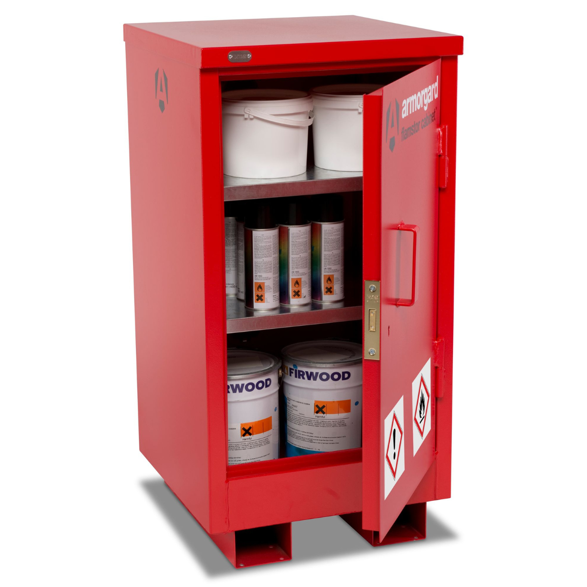 Armorgard FSC1 Flamstor Hazardous Storage Cabinet 505x540x980mm