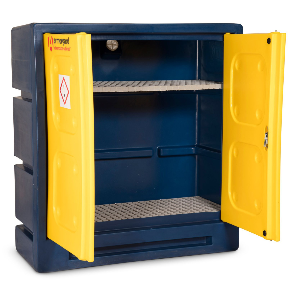 Armorgard CCC3 Chemcube Plastic Chemical Cabinet 1240mm x 555mm x 1320mm Safe and Secure Chemical Storage