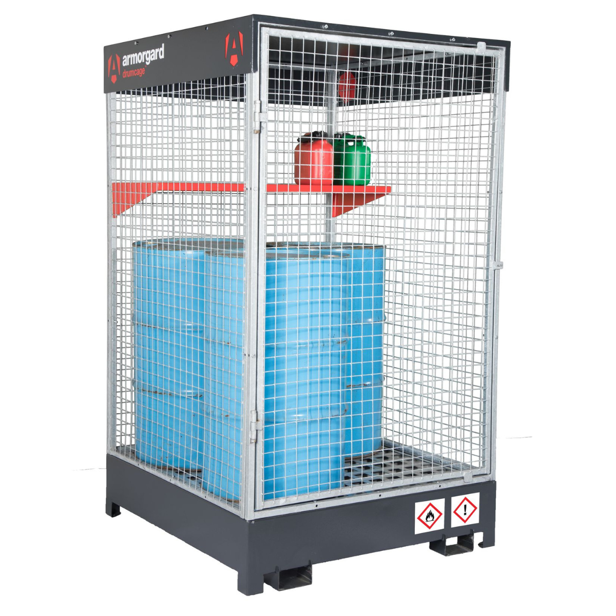 Armorgard DRC4 Drum Cage COSHH Hazardous Substances Storage