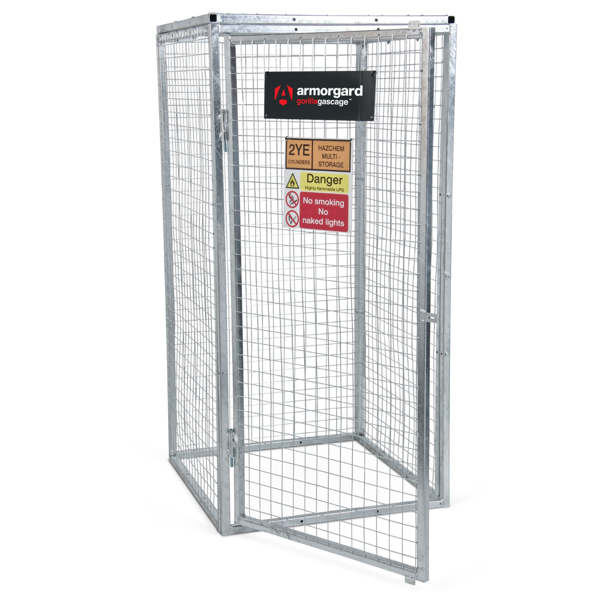 Armorgard GGC5 Gorilla Gas Cage 912mm x 966mm x 1831mm Heavy-Duty Secure Storage for Gas Cylinders