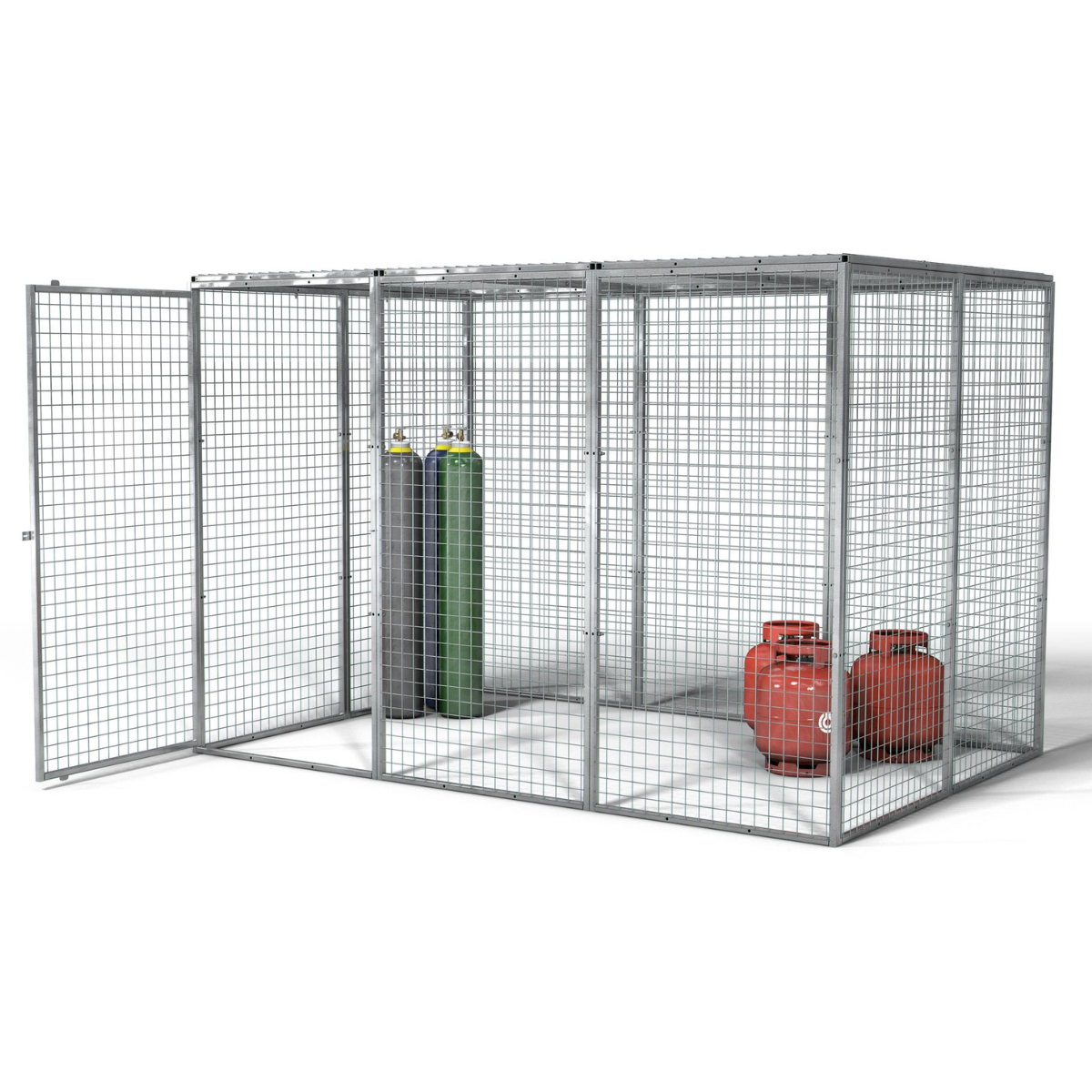 Armorgard GGC11 Gorilla Gas Cage 2712mm x 1866mm x 1831mm Heavy-Duty Secure Storage for Gas Cylinders