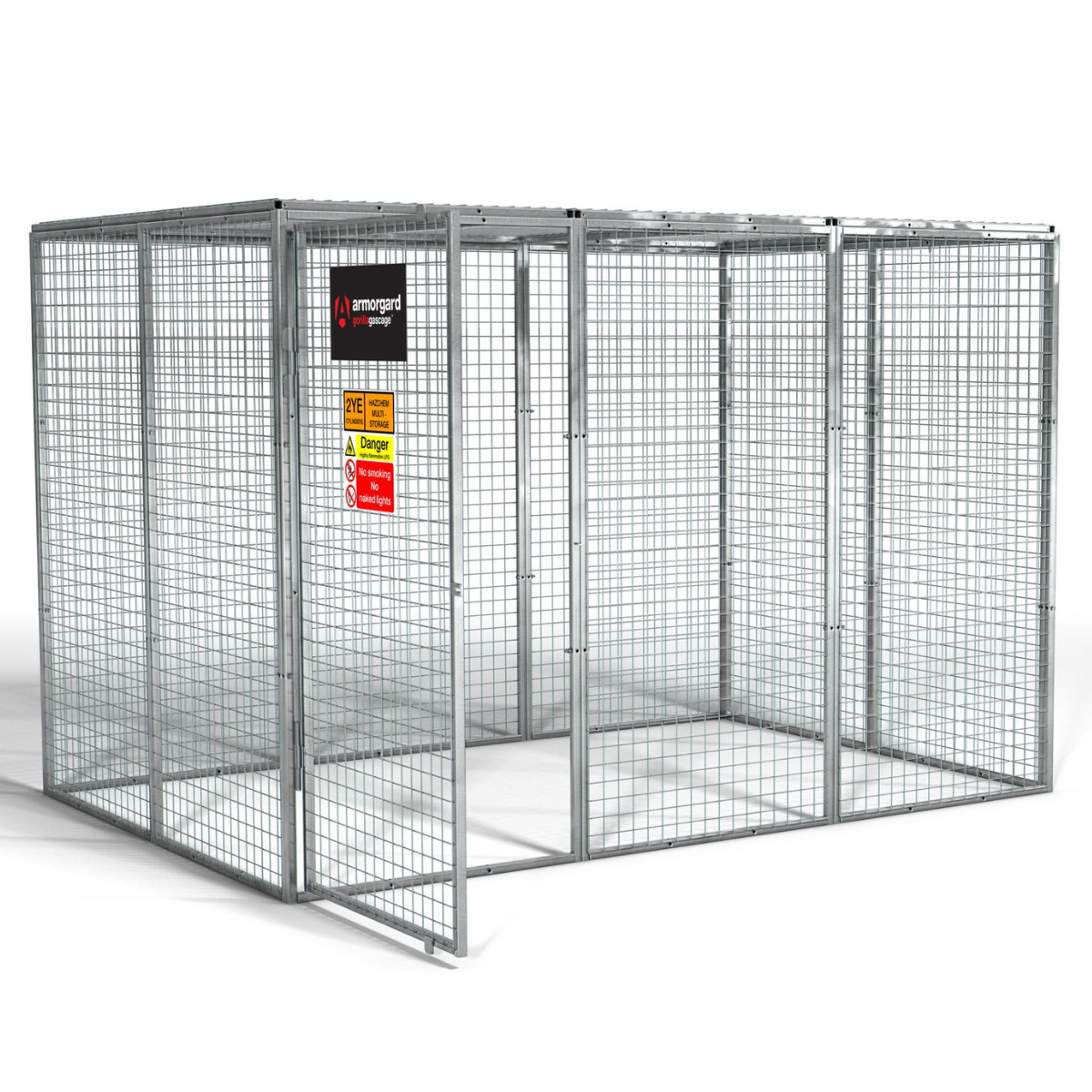 Armorgard GGC11 Gorilla Gas Cage 2712mm x 1866mm x 1831mm Heavy-Duty Secure Storage for Gas Cylinders