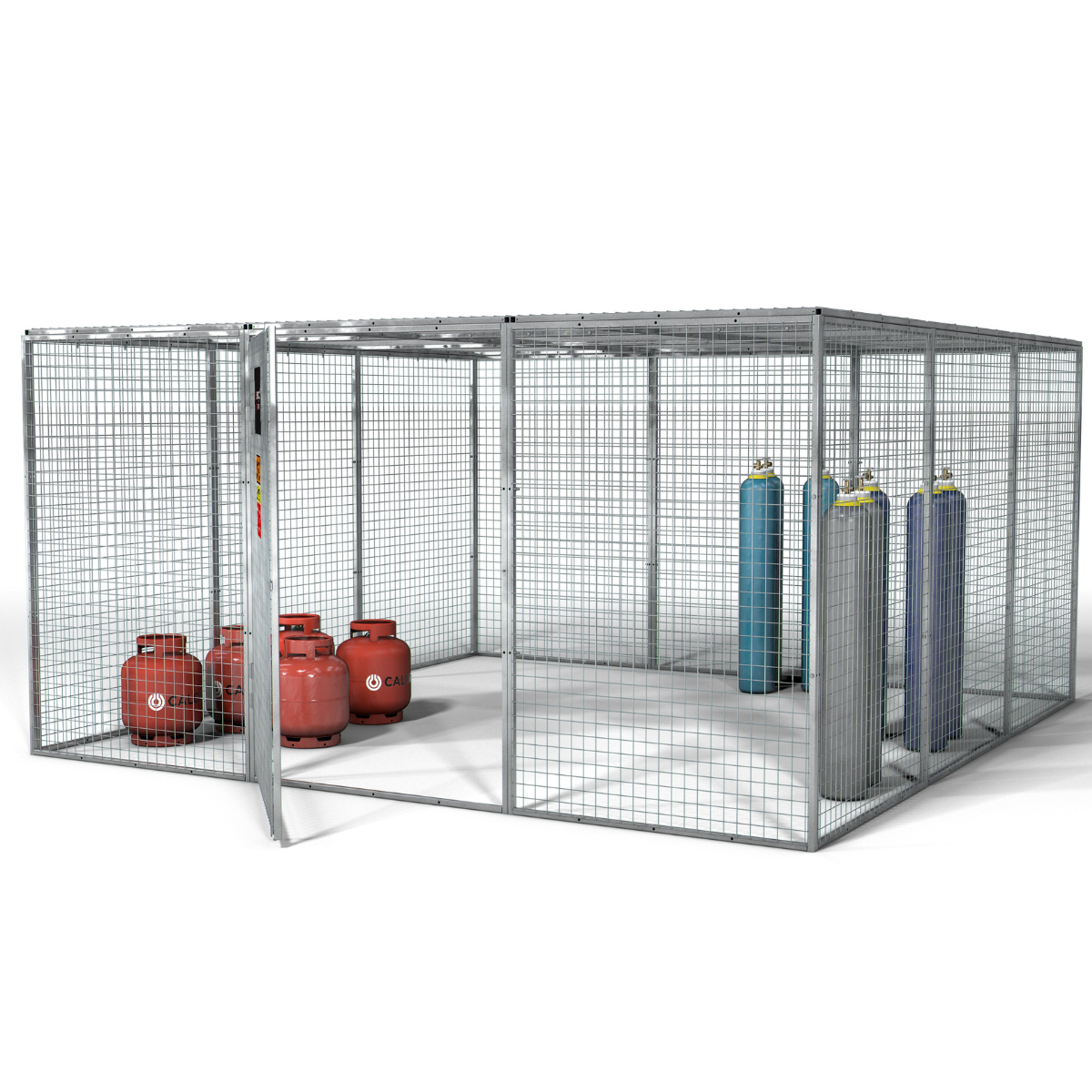 Armorgard GGC16 Gorilla Gas Cage 3612mm x 3666mm x 1831mm Heavy-Duty Secure Storage for Gas Cylinders