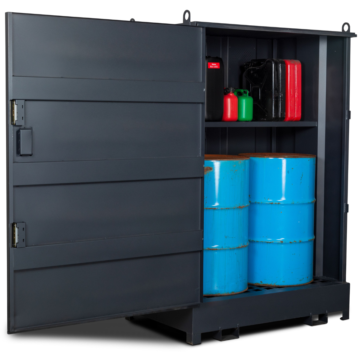 Armorgard DB2S Enclosed DrumBank for 2 Drums 1410mm x 930mm x 2205mm Secure Storage Solution