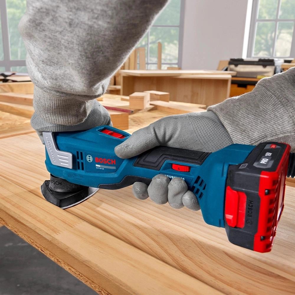 Bosch 0615A500E2 18V Brushless Combi Drill & Multi Tool Twin Pack with 2 x 5.0Ah Battery, Charger, Case & Accessories