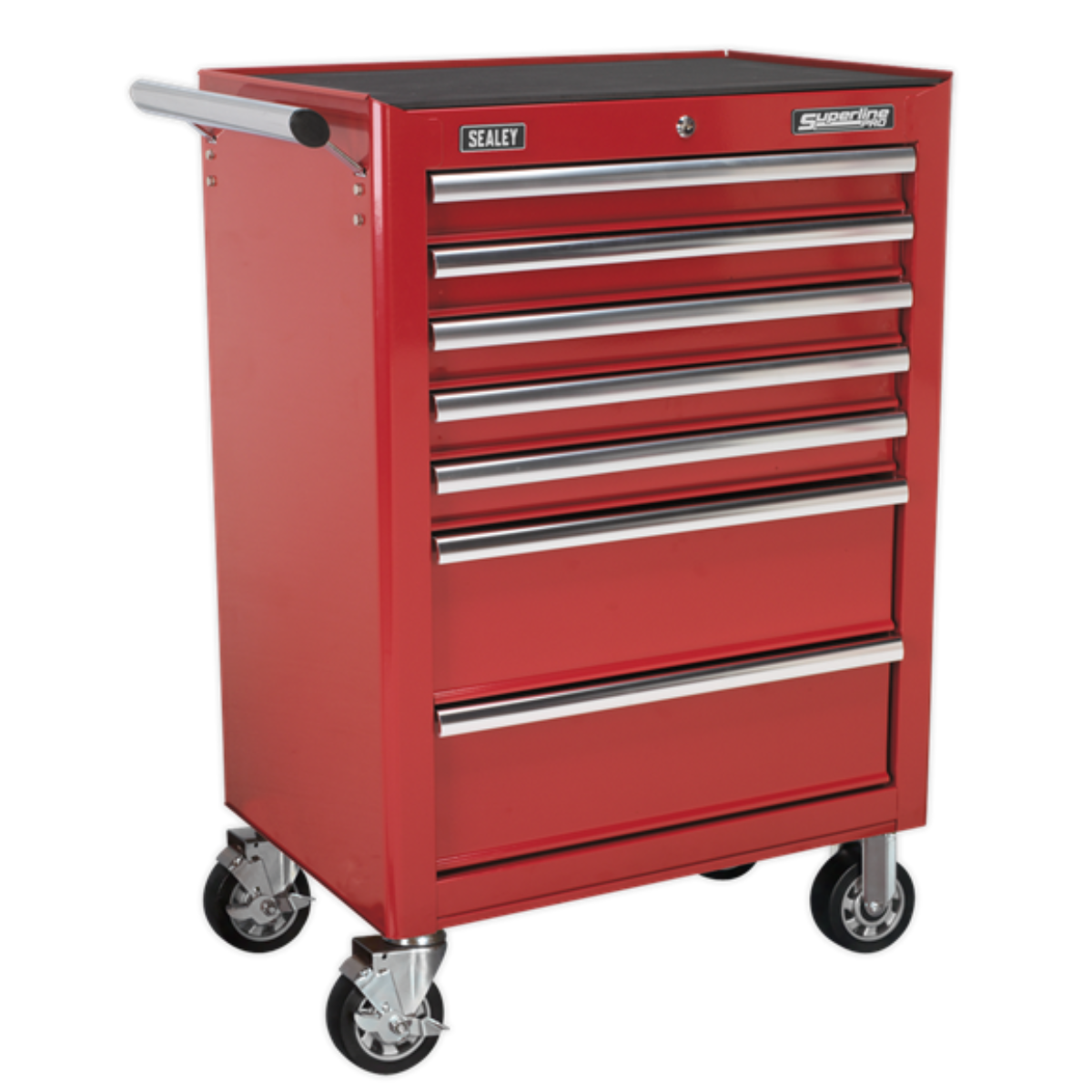 Sealey AP26479T Rollcab 7 Drawer with Ball Bearing Runners Red