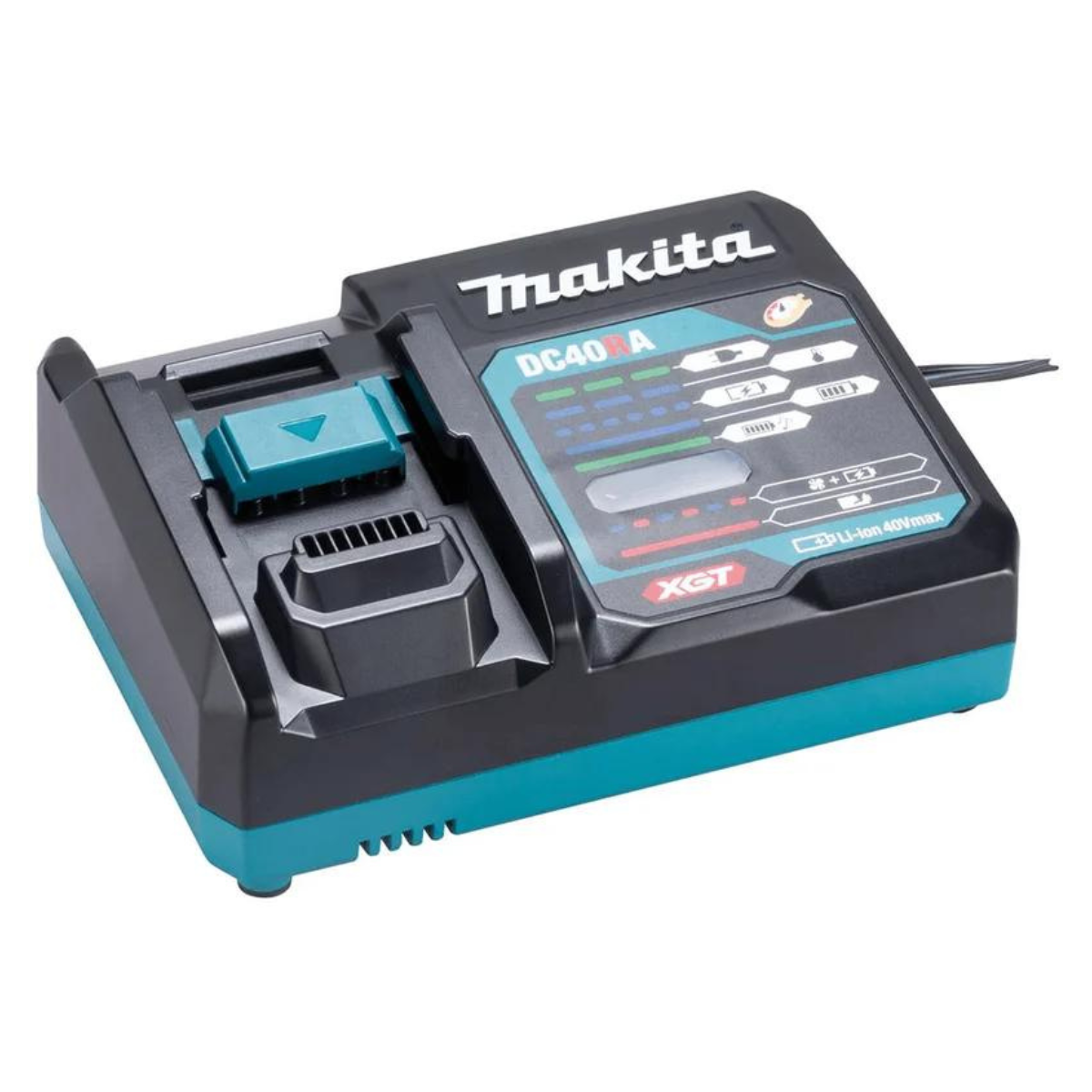 Makita UR014GT201 40V XGT Brushless Line Trimmer With 2 x 5.0Ah Batteries & Charger