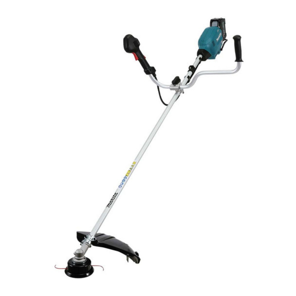 Makita UR013GT206 40V XGT Brushless Brush Cutter With 2 x 5.0Ah Batteries & Charger