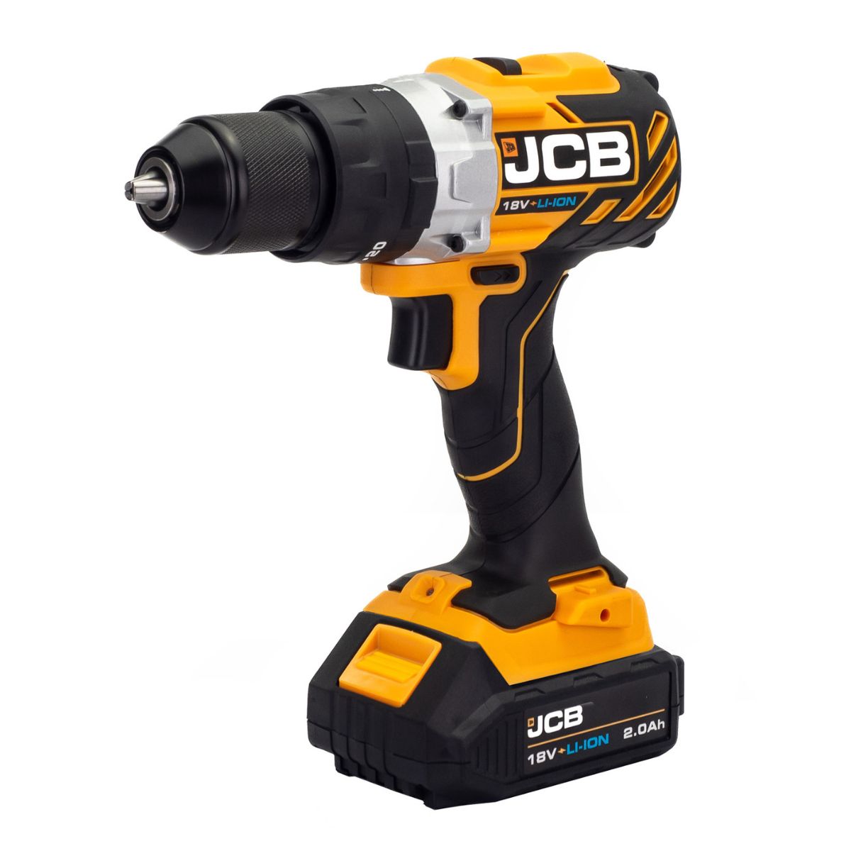 JCB 21-18BL3PK-2 18V Brushless 3 Piece Tool Kit with 2x2.0Ah Battery & Charger